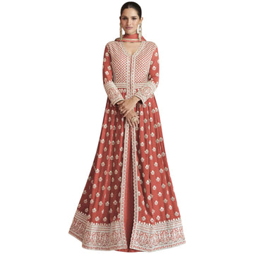 AS 28 3 Pcs Unstitched Embroidered dress